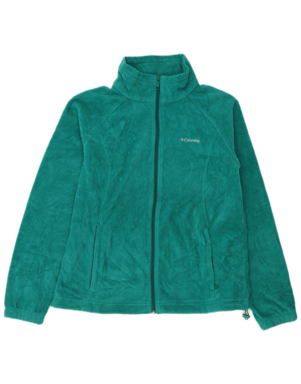 Jachetă fleece Columbia pentru femei UK 18 XL, verde, poliester