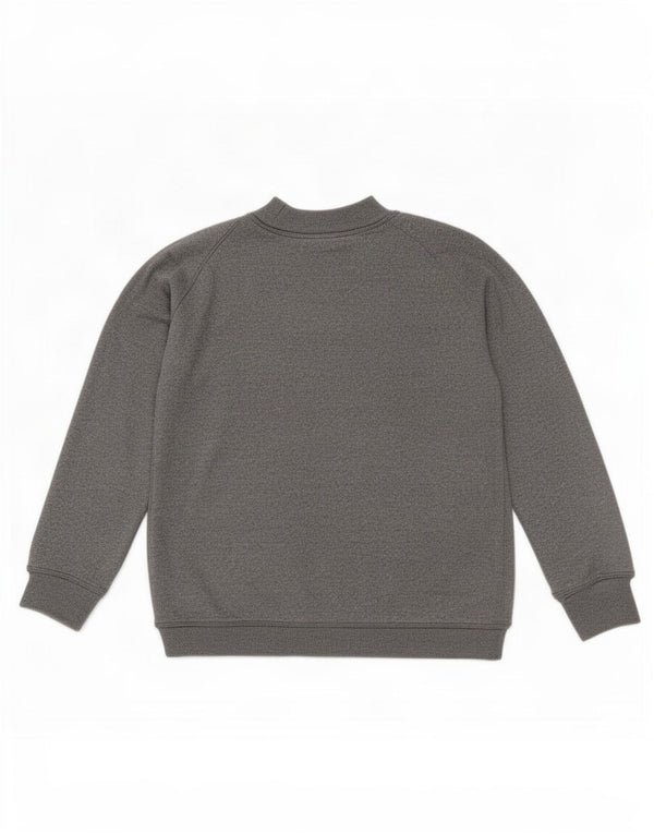 Pulover supradimensionat cu grafic pentru femei Zara UK 10 Small Gri