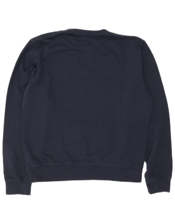 Pulover supradimensionat pentru femei Zara UK 14 Bumbac bleumarin mediu