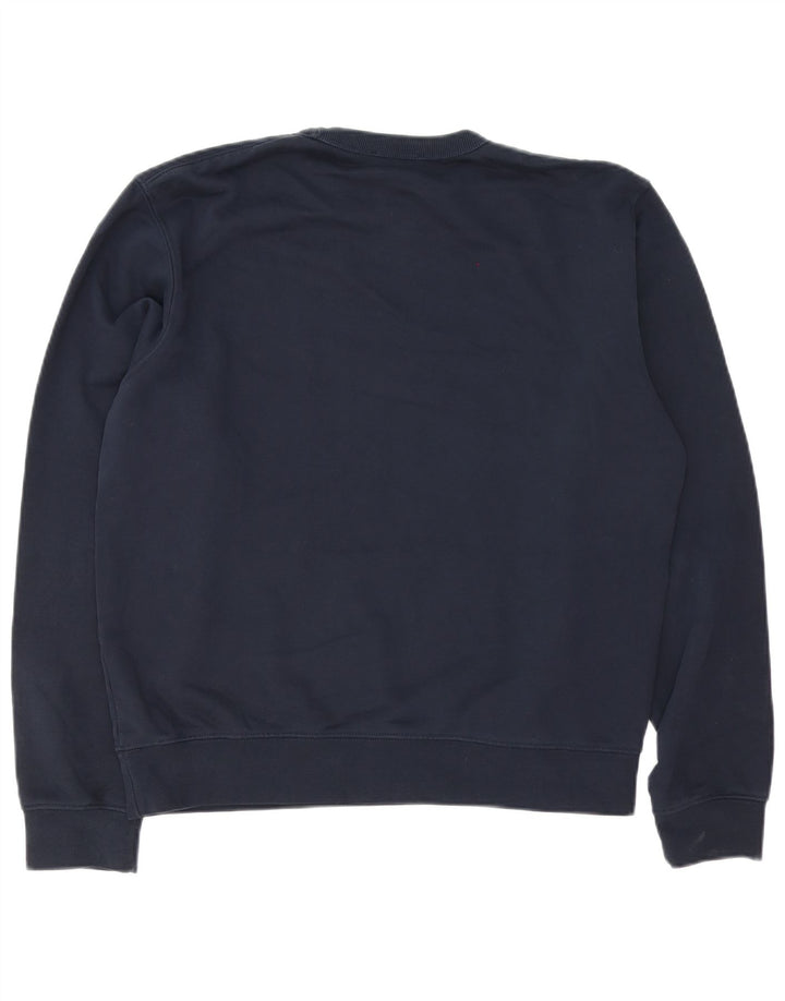 Pulover supradimensionat pentru femei Zara UK 14 Bumbac bleumarin mediu