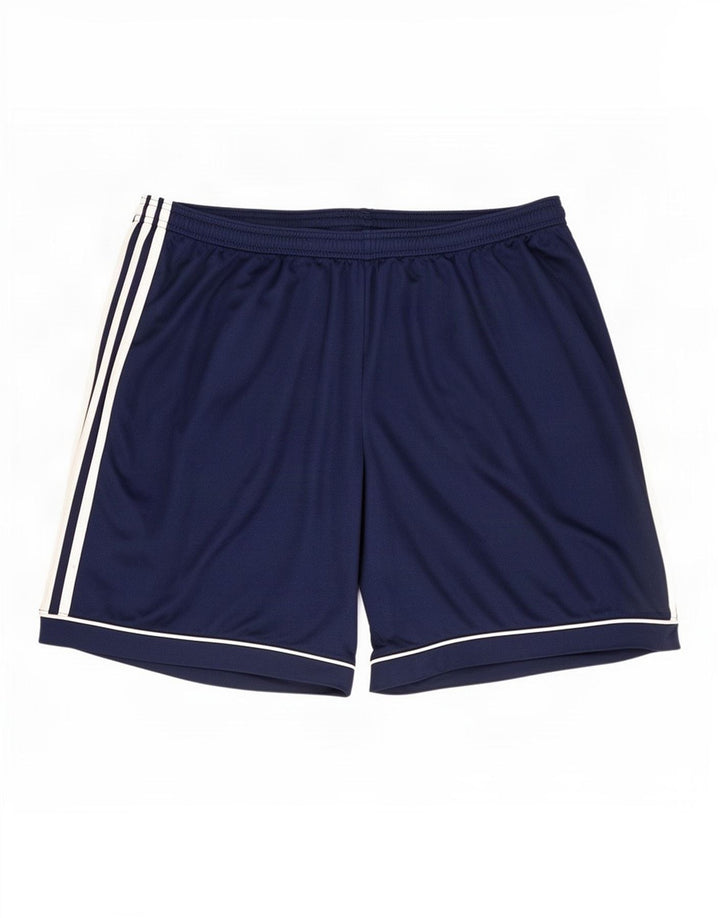 Pantaloni scurți sport pentru bărbați Adidas Climalite 2XL, poliester bleumarin