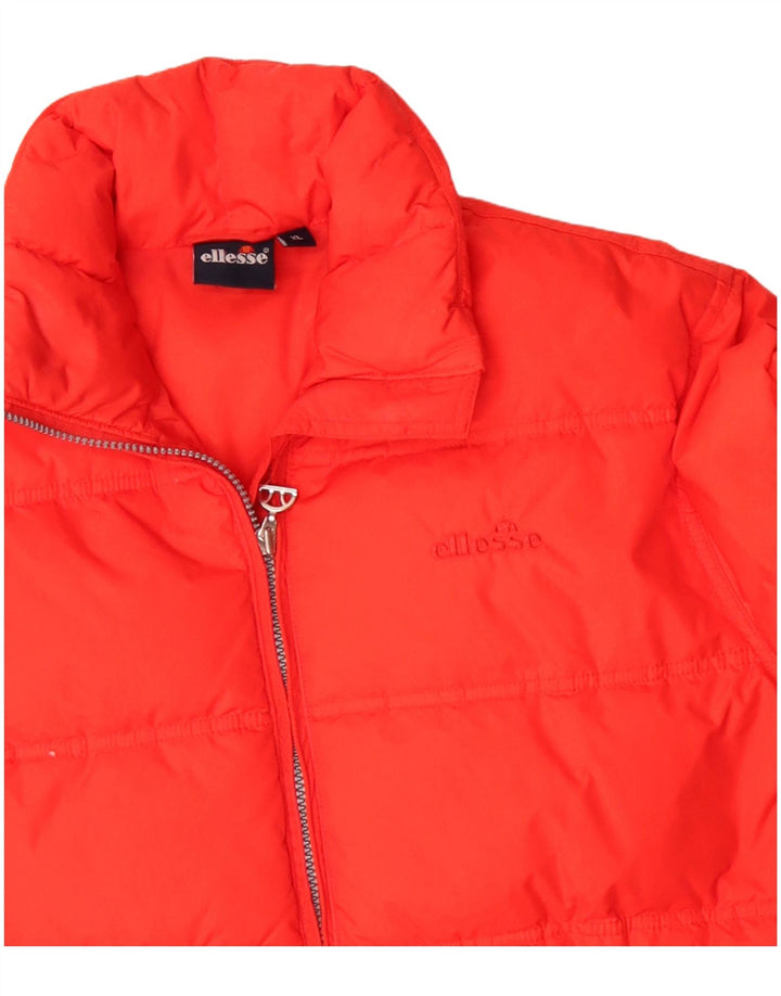 Jachetă căptușită pentru femei Ellesse UK 18 XL Portocaliu din poliamidă