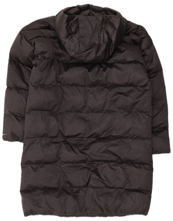 Palton căptușit cu glugă Nike Therma-Fit pentru bărbați UK 36 Nylon negru mic