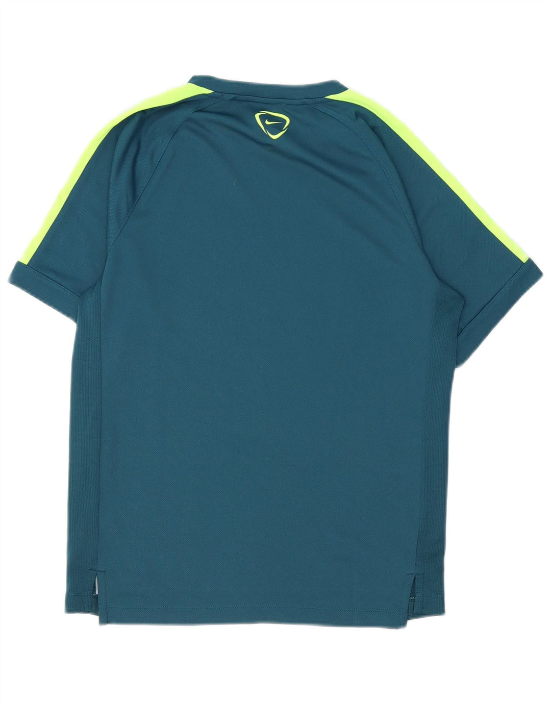 Tricou grafic Nike Dri Fit pentru bărbați Top Mediu Albastru Poliester Colorblock