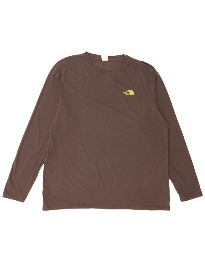 The North Face pentru bărbați Graphic Top mânecă lungă XL bumbac gri