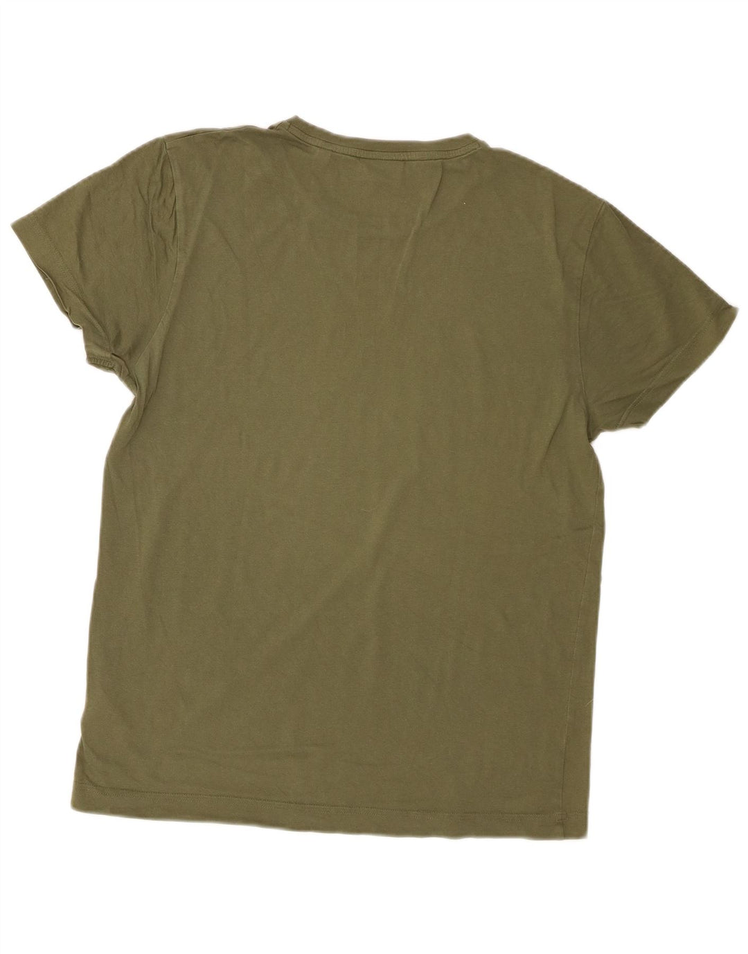 Tricou grafic Gant pentru bărbați Top Mediu Kaki Bumbac
