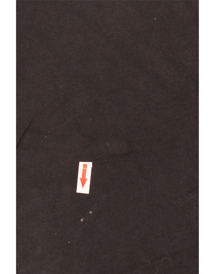 Tricou grafic Nike pentru bărbați Top mediu negru bumbac