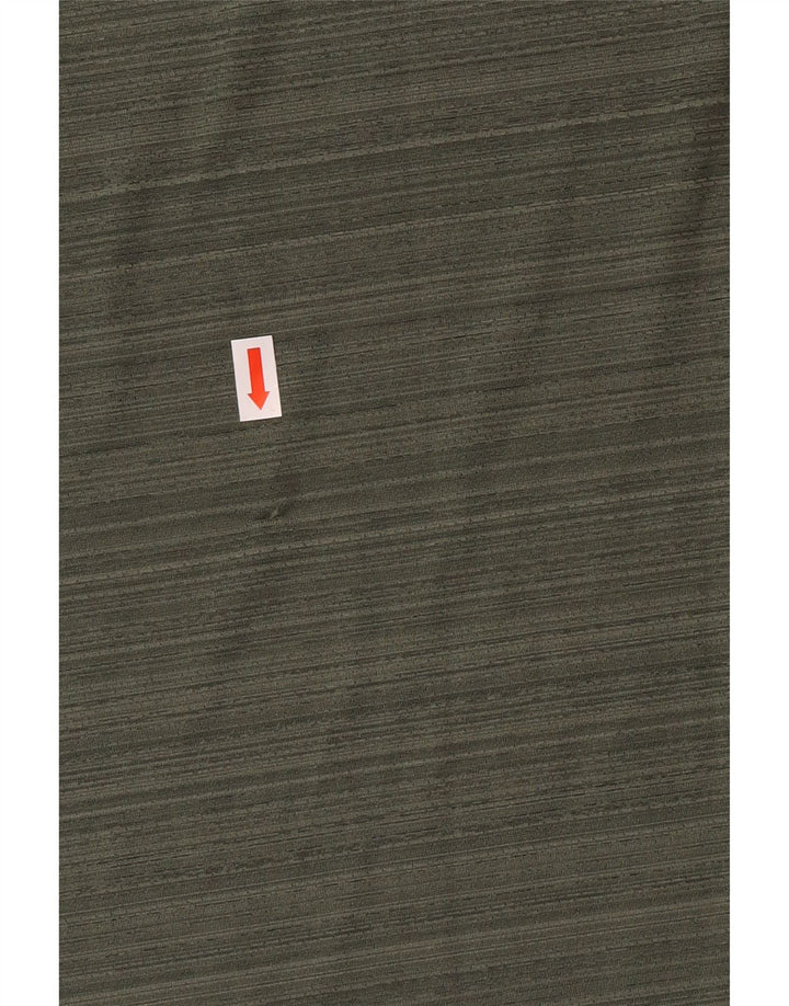 Tricou Nike Dri Fit pentru bărbați, poliester cu dungi verzi mari