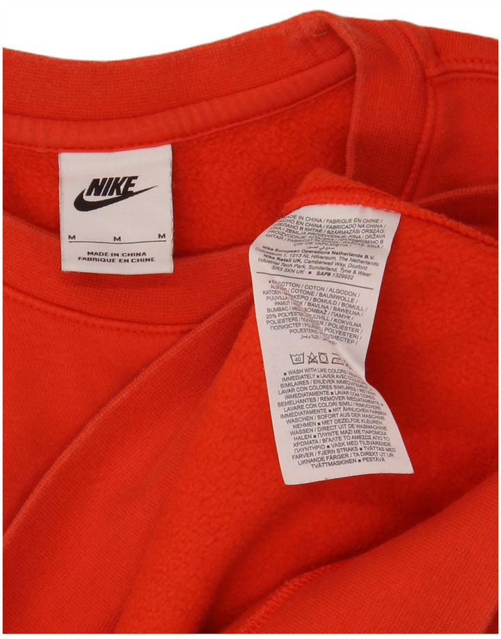 Pulover Nike pentru bărbați, bumbac portocaliu mediu