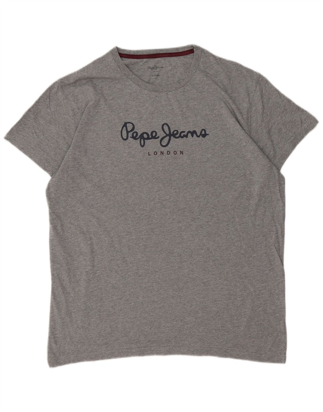 Tricou cu grafică obișnuită pentru femei PEPE JEANS Top UK 18 XL gri