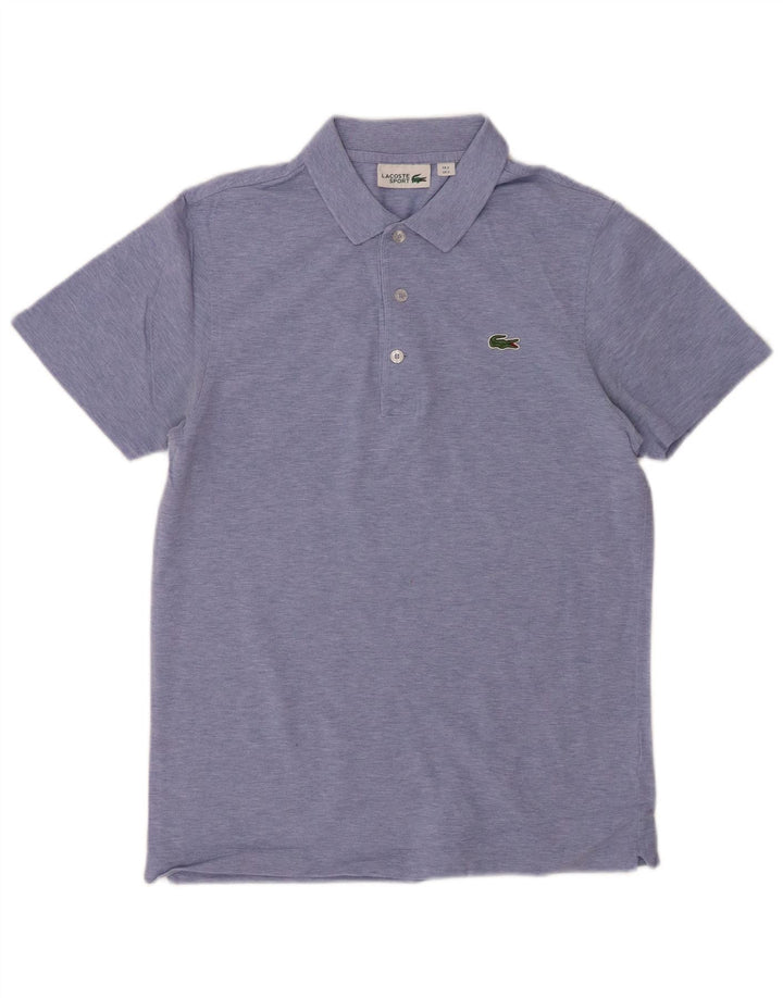 Tricou polo pentru bărbați LACOSTE Mărimea 3 Bumbac albastru mic