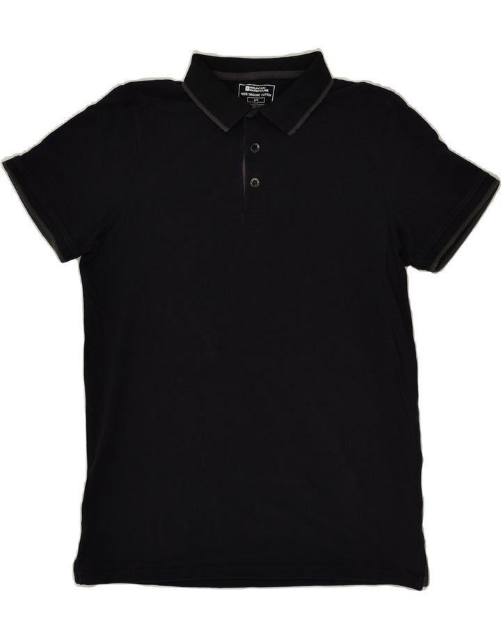 MOUNTAIN WAREHOUSE Tricou polo pentru bărbați, bumbac negru mic