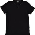 MOUNTAIN WAREHOUSE Tricou polo pentru bărbați, bumbac negru mic