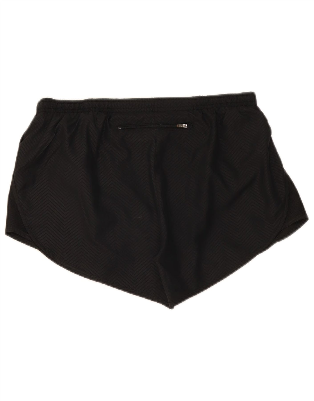 Pantaloni scurți sport Nike Dri Fit pentru femei UK 14 Medium Black Chevron Poliester