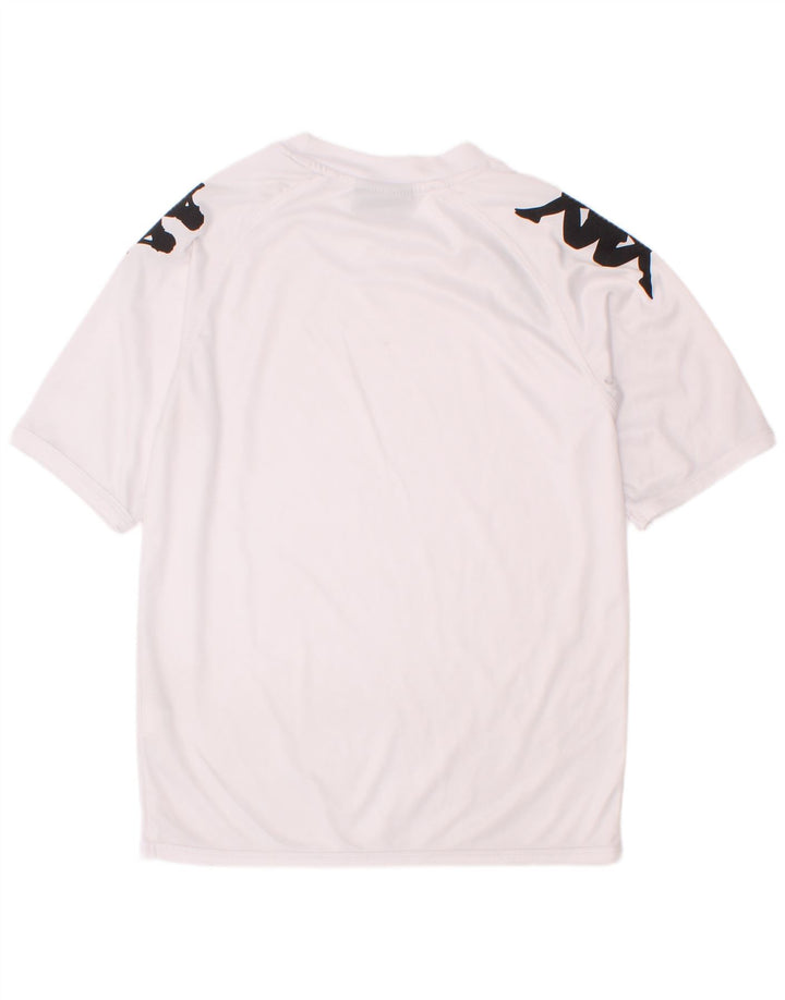 Tricou grafic pentru băieți Kappa Top 9-10 ani poliester alb
