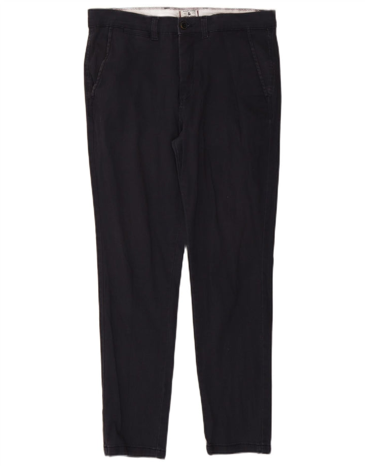 Pantaloni chino slim pentru bărbați JACK & JONES L32 L28 bumbac bleumarin