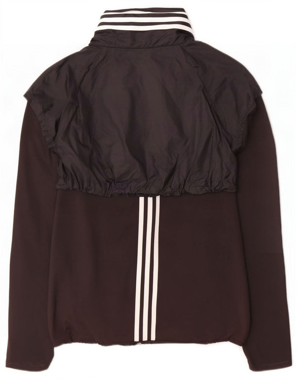 Jachetă de top pentru trening Adidas Clima Proof pentru femei UK 12/14 Medium Black