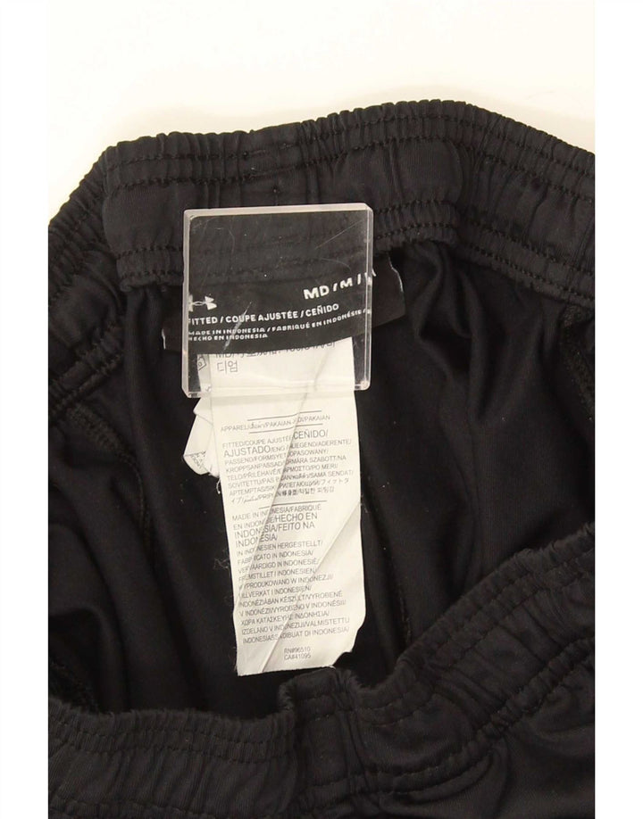 Pantaloni de trening grafic pentru bărbați Under Armour, poliester mediu negru