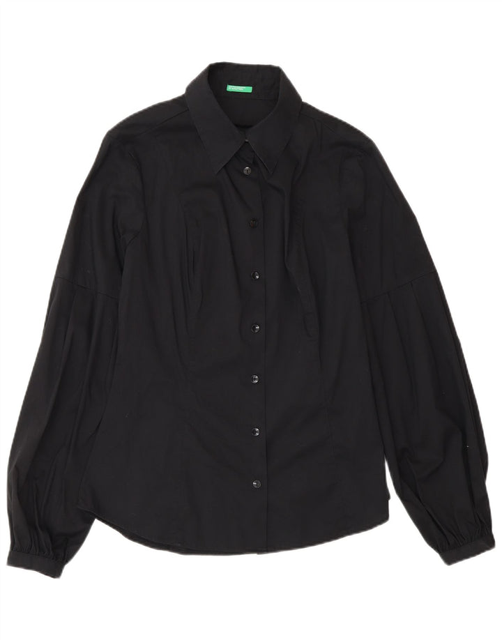 Cămașă Benetton pentru femei UK 12 Medium Black