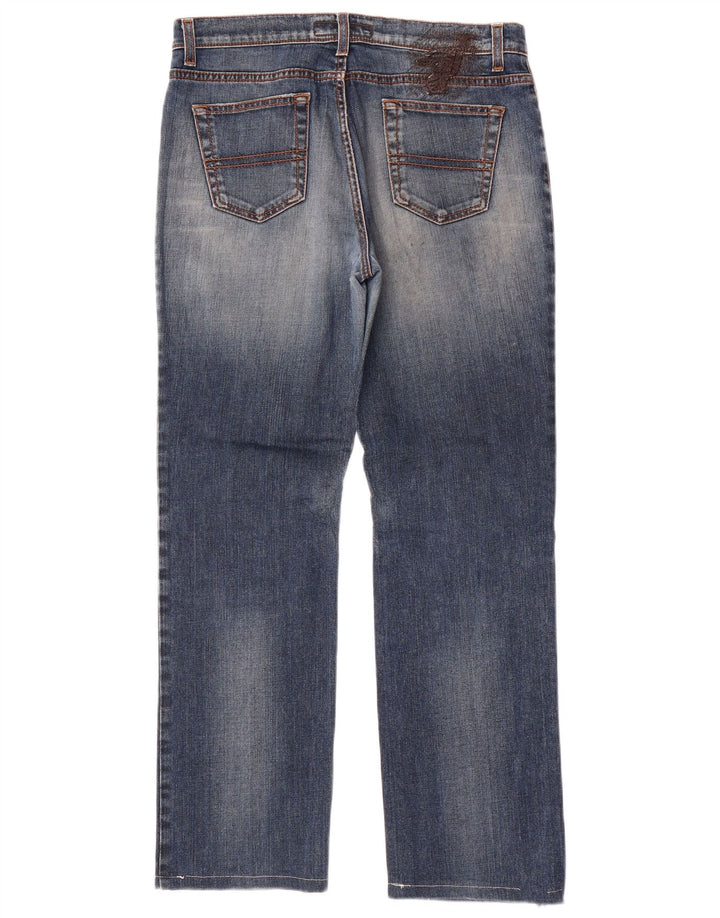 Blugi drepti pentru femei Trussardi W29 L29 Bumbac albastru