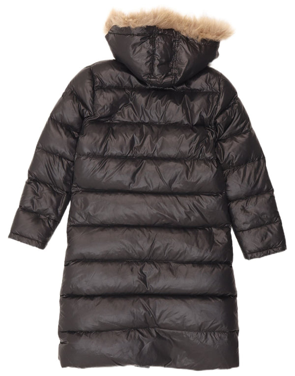 Palton căptușit cu glugă pentru femei Ellesse UK 14 Nylon mediu negru