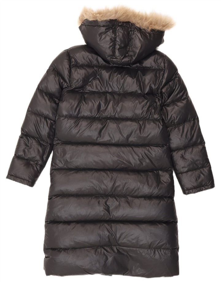 Palton căptușit cu glugă pentru femei Ellesse UK 14 Nylon mediu negru