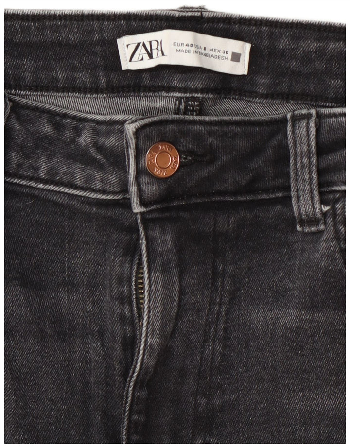 Blugi tăiați pentru femei Zara EU 40 Medium W30 L26 Gri