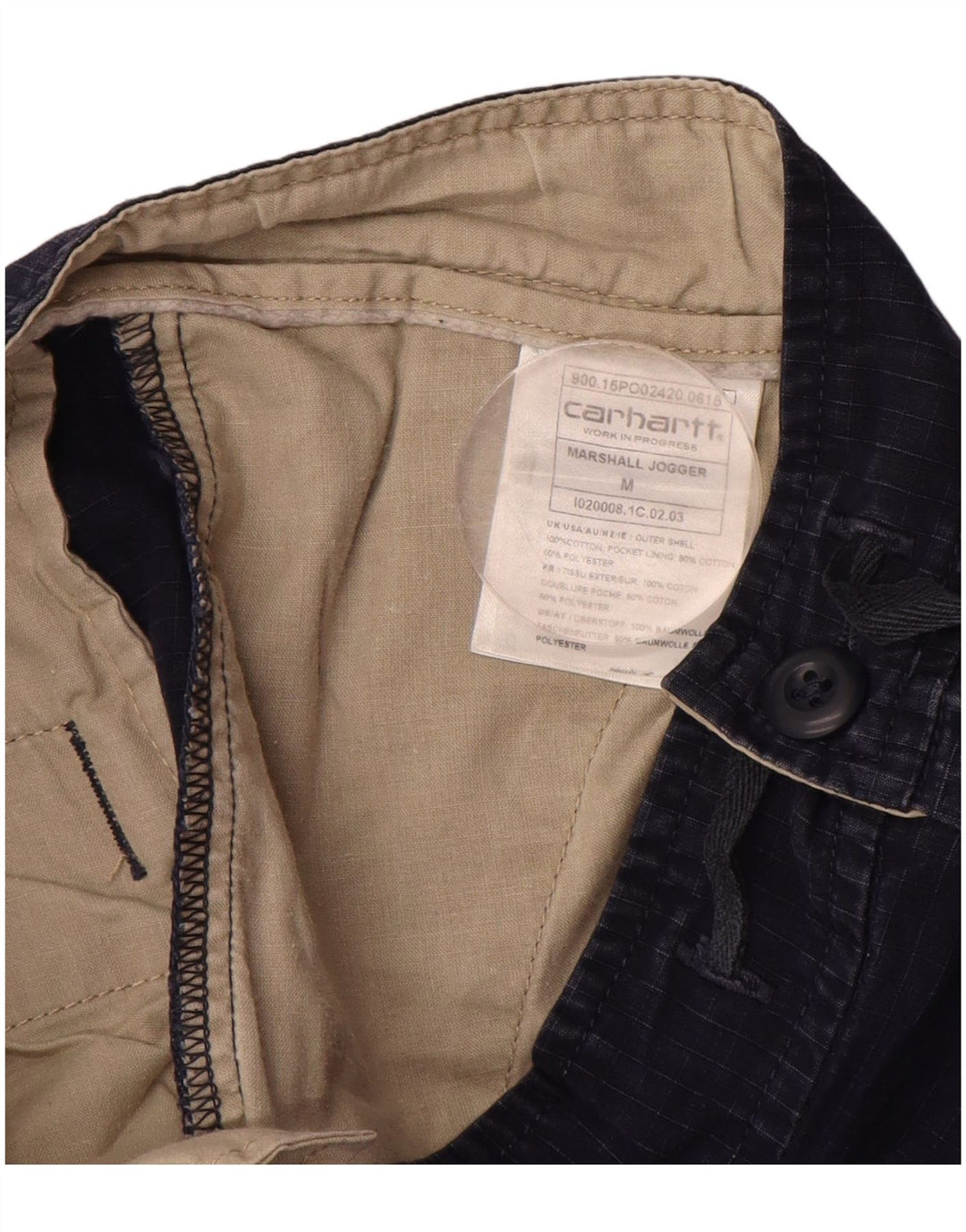 Pantaloni chino pentru bărbați de jogging CARHARTT, mediu W32 L29, bumbac bleumarin