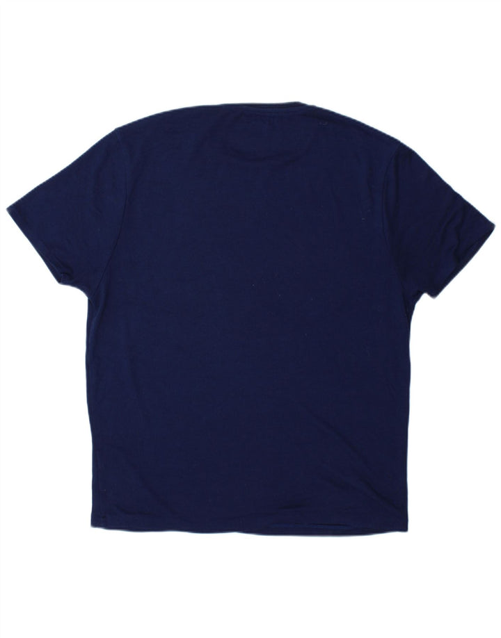 Tricou pentru bărbați Zara Top mare poliester bleumarin