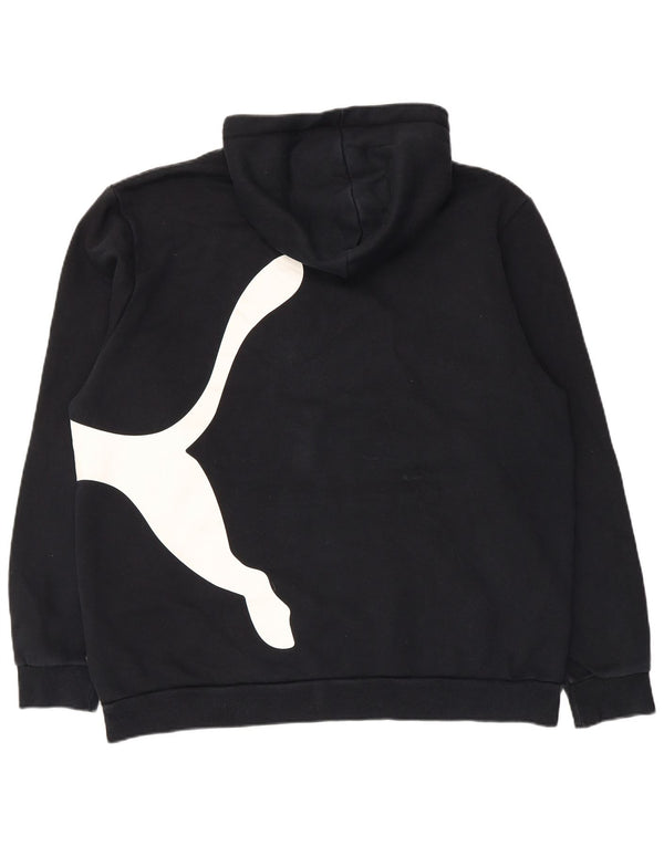 Puma Graphic Hoodie Jumper XL bumbac negru pentru bărbați