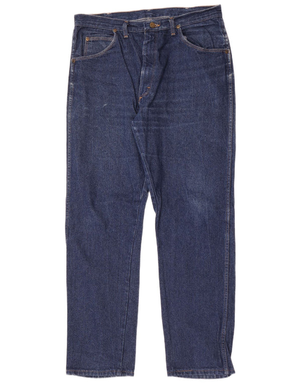 Blugi drepti pentru bărbați Wrangler W34 L32 albastru