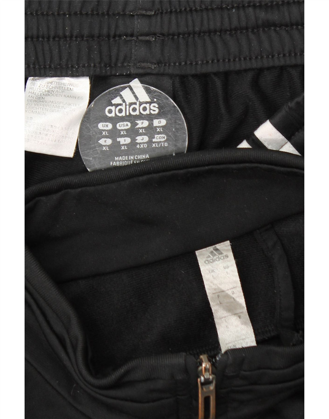 Trening complet pentru bărbați Adidas, mare, negru, poliester