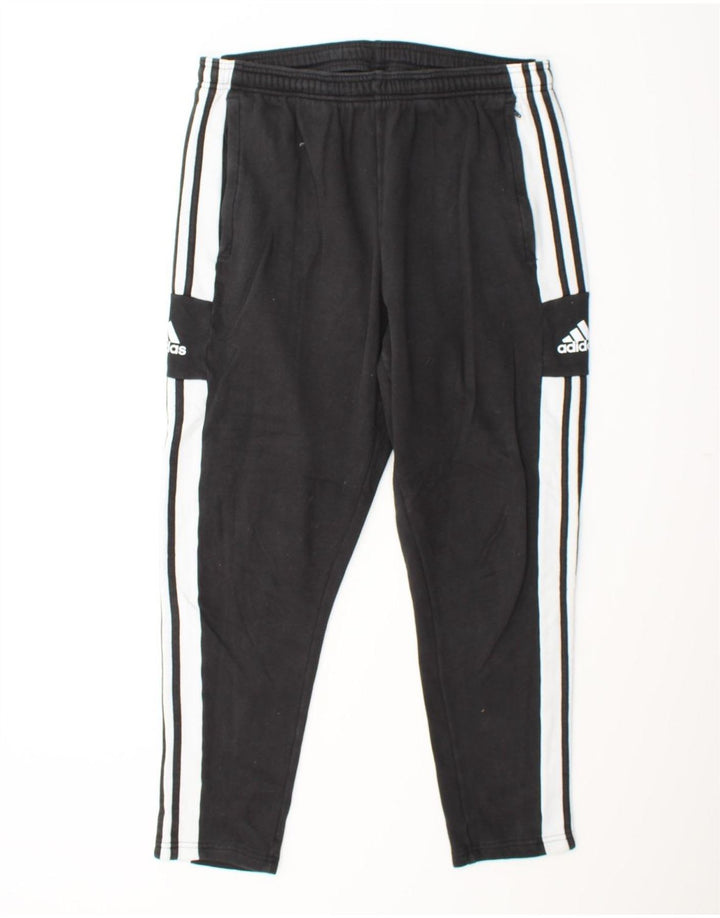 ADIDAS Mens Graphic Tracksuit Trousers Large  Black Polyester Vintage Adidas and Second-Hand Adidas from Messina Hembry 