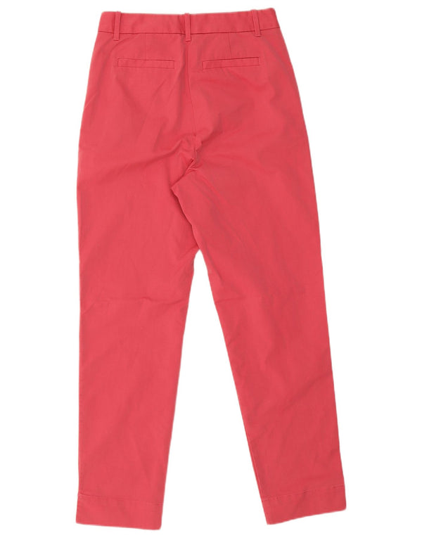Pantaloni chino cu talie înaltă pentru femei Marks & Spencer UK 8 Small W26 L27 roz