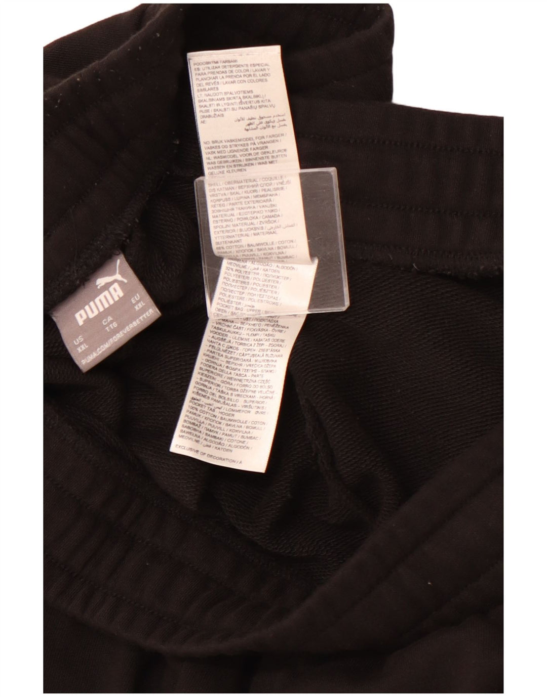 Pantaloni scurti sport PUMA pentru bărbați 2XL, bumbac negru