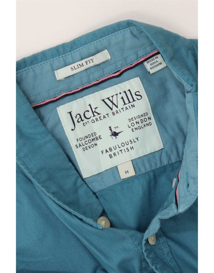 Cămașă Jack Wills Slim Fit pentru bărbați, albastru mediu