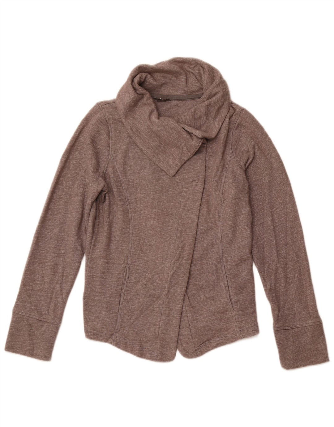 EDDIE BAUER Pulover cardigan pentru femei UK 10 mic bumbac gri