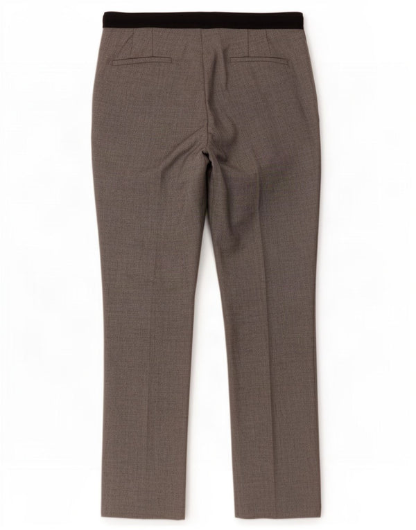 Pantaloni chino slim pentru femei Zara L30 L27 Gri Poliester color bloc