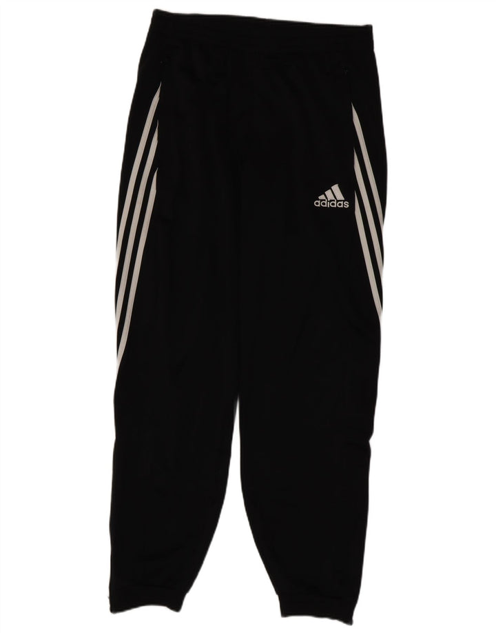 Pantaloni de trening Adidas pentru bărbați Joggeri poliester mediu negru