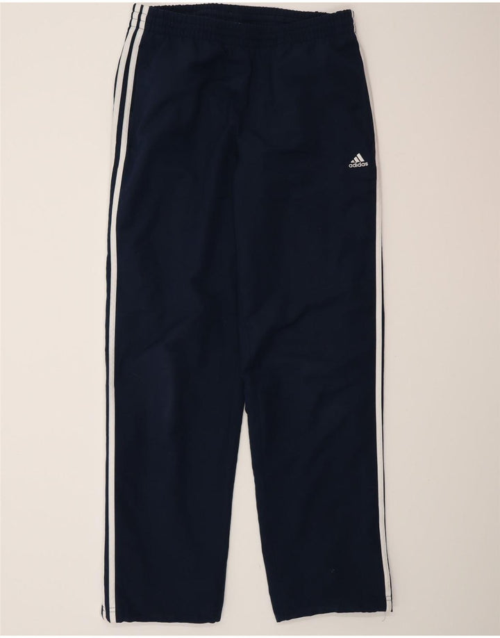 Pantaloni de trening Adidas Climalite pentru bărbați, poliester mediu bleumarin