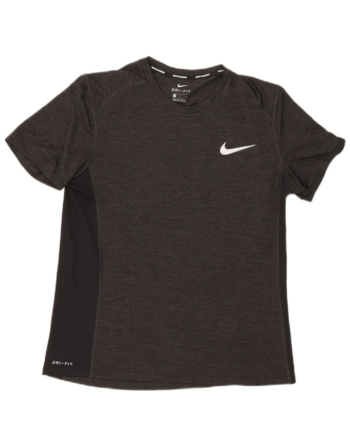 Tricou pentru bărbați Nike Dri Fit Top Mediu Kaki Poliester color bloc