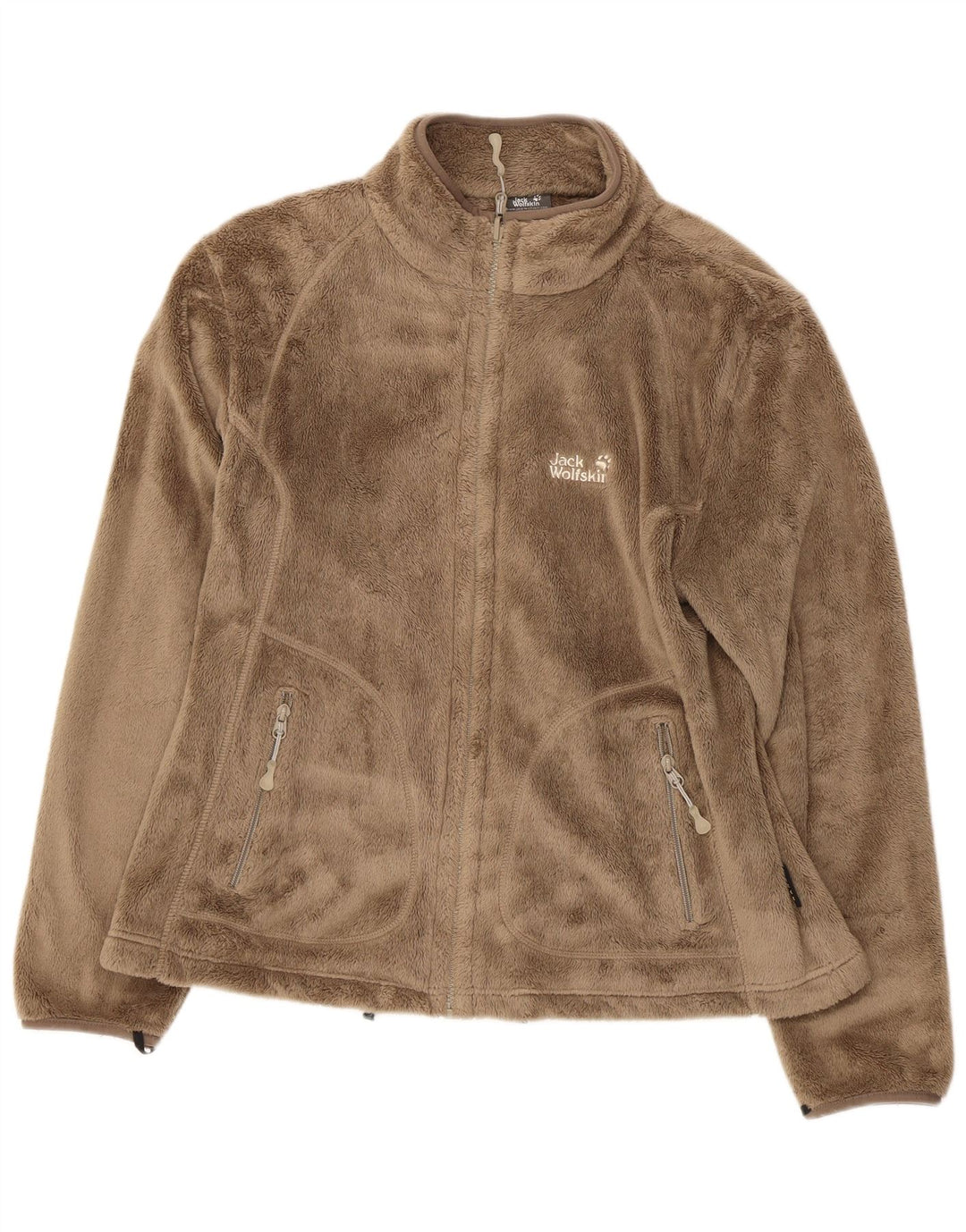 Jachetă fleece pentru femei JACK WOLFSKIN UK 18/20 XL poliester bej