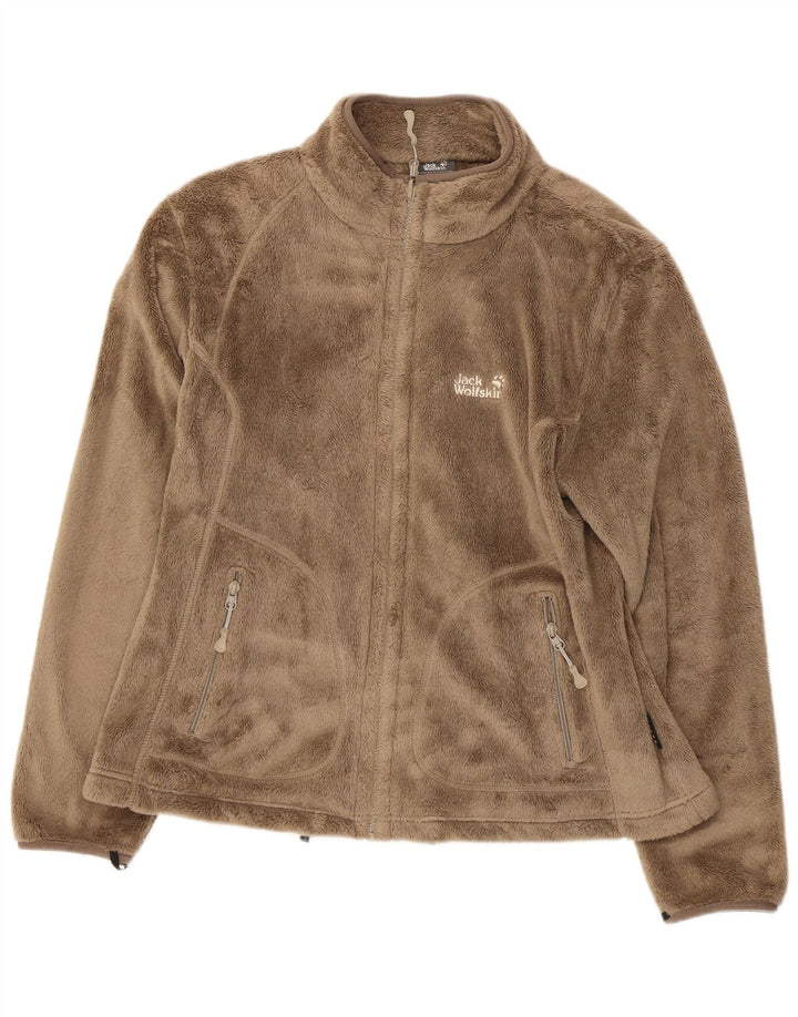 Jachetă fleece pentru femei JACK WOLFSKIN UK 18/20 XL poliester bej