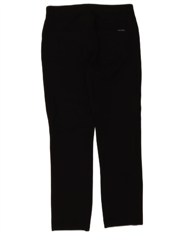 Dkny Pantaloni casual subțiri pentru femei L30 L28 Viscoză neagră