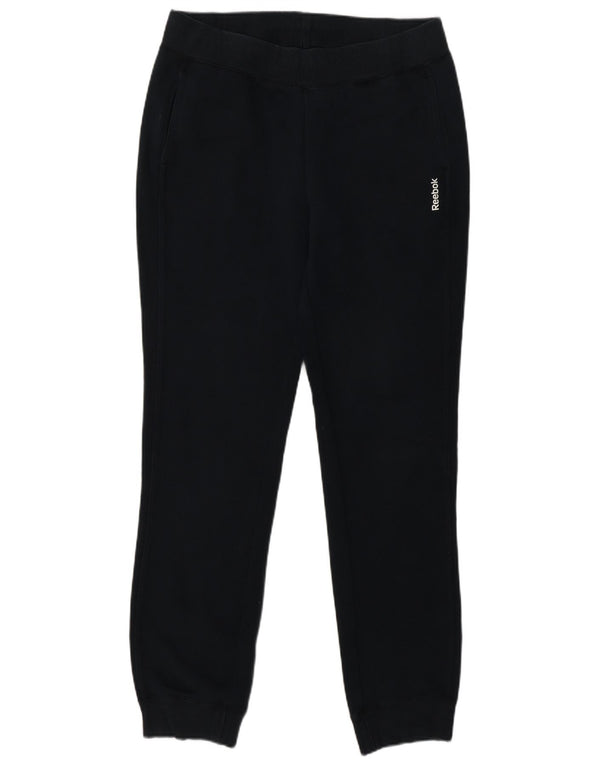 Pantaloni de trening pentru femei Reebok Joggeri Marea Britanie 12/14 Bumbac mediu albastru bleumarin