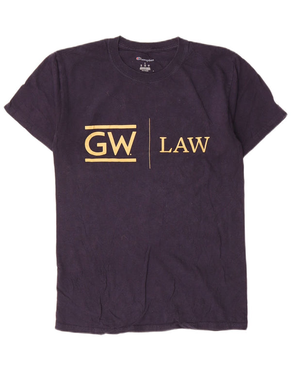 Tricou cu grafic George Washington Champion pentru bărbați Top mic din bumbac bleumarin
