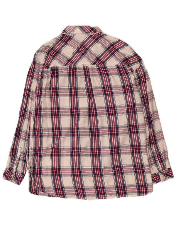 Cămașă cu paragate Tommy Hilfiger pentru femei, cu croiala largi, UK 14 Medium, bleumarin, carouri