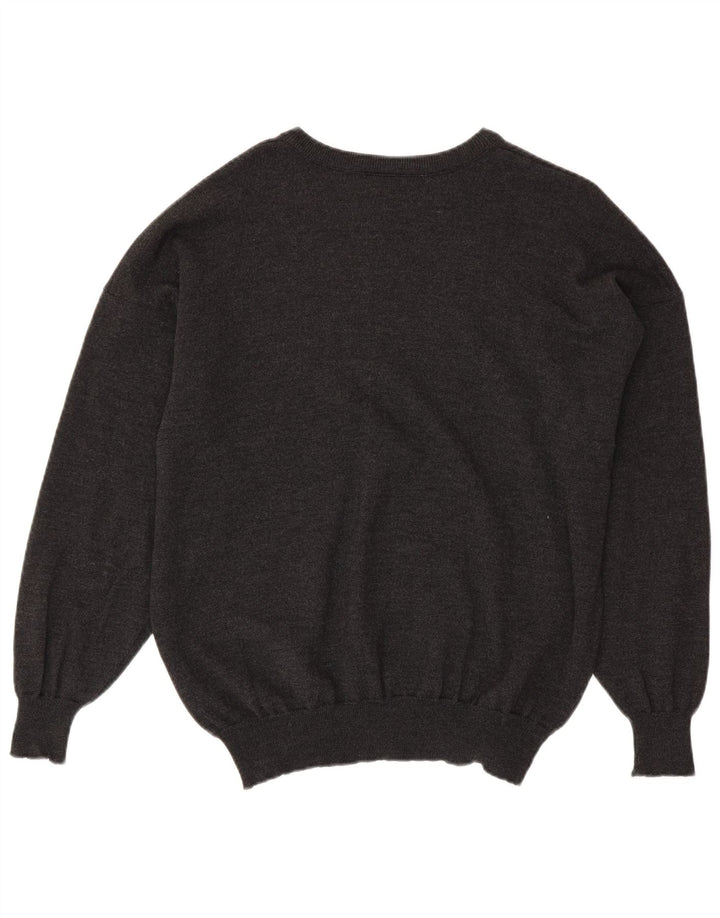 Pulover LACOSTE pentru bărbați cu gât de barcă, mărime 8 3XL, lână gri