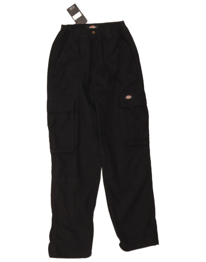 DICKIES Pantaloni drepti pentru bărbați cargo W26 L28 bumbac negru