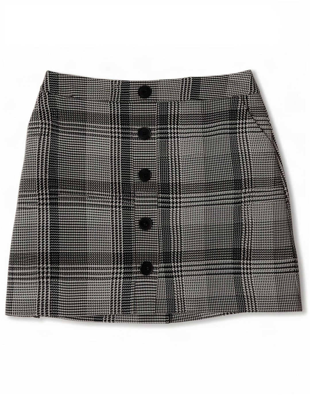 Fusta mini pentru femei Marks & Spencer UK 10 Small W28 Blue Houndstooth